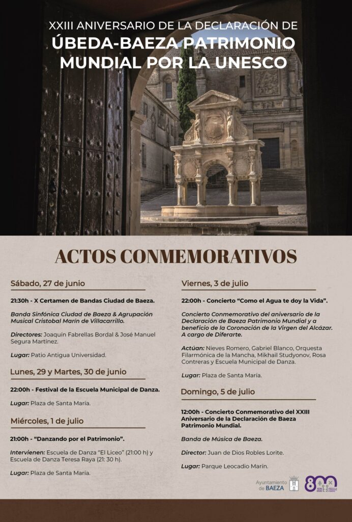 El calor de julio no detiene a nadie. La cultura sigue latiendo, porque Baeza es Eterna 7 Turismo Baeza - El calor de julio no detiene a nadie. La cultura sigue latiendo, porque Baeza es Eterna